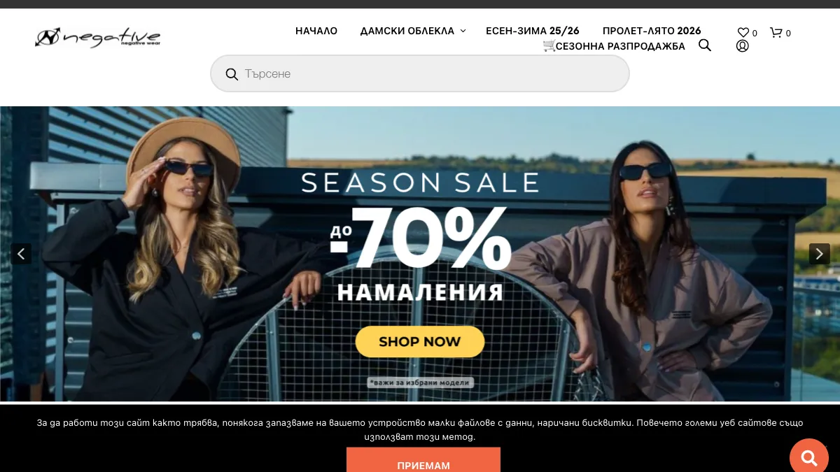 Negative project showcase